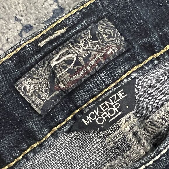 Silver Jeans McKenzie Crop Women's Size 20 Denim Cropped Capri - Picture 4 of 12